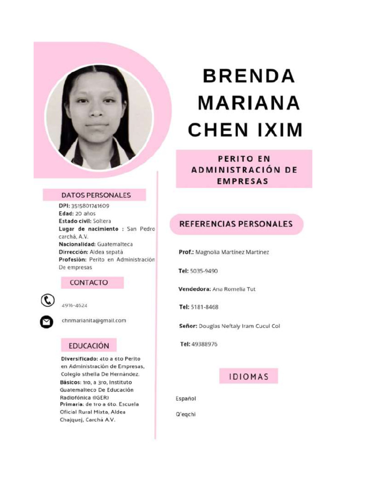 B, Mariana Cv.... | PDF