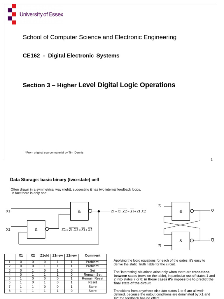 Ce162 Lecture Notes Part3 | PDF | Computer Engineering | Electronics