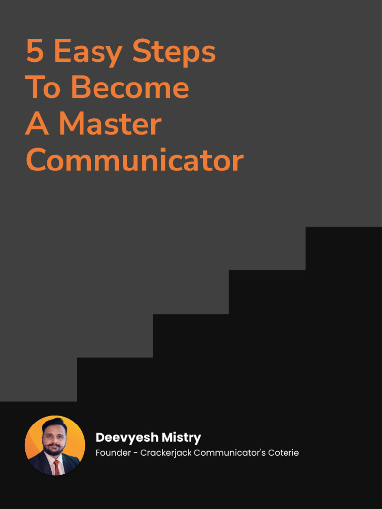 5 Easy Steps To Become A Master Communicator | PDF | Communication | Jargon
