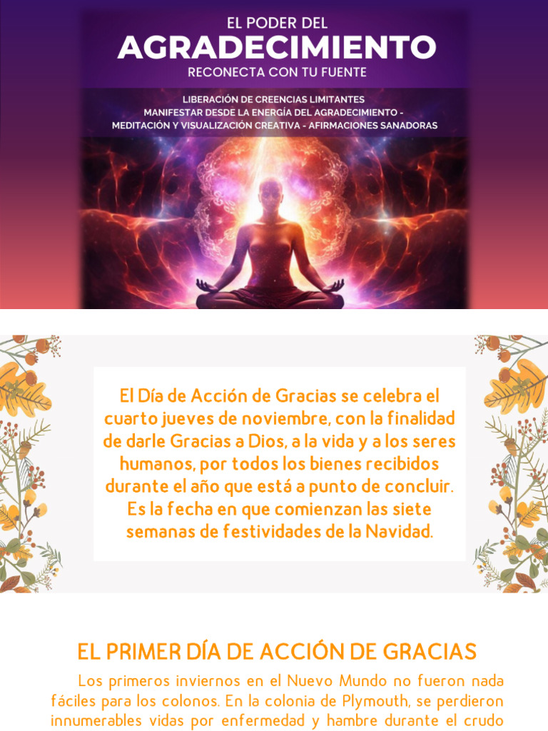 El Poder Del Agradecimiento | PDF | Acción de gracias | Amor