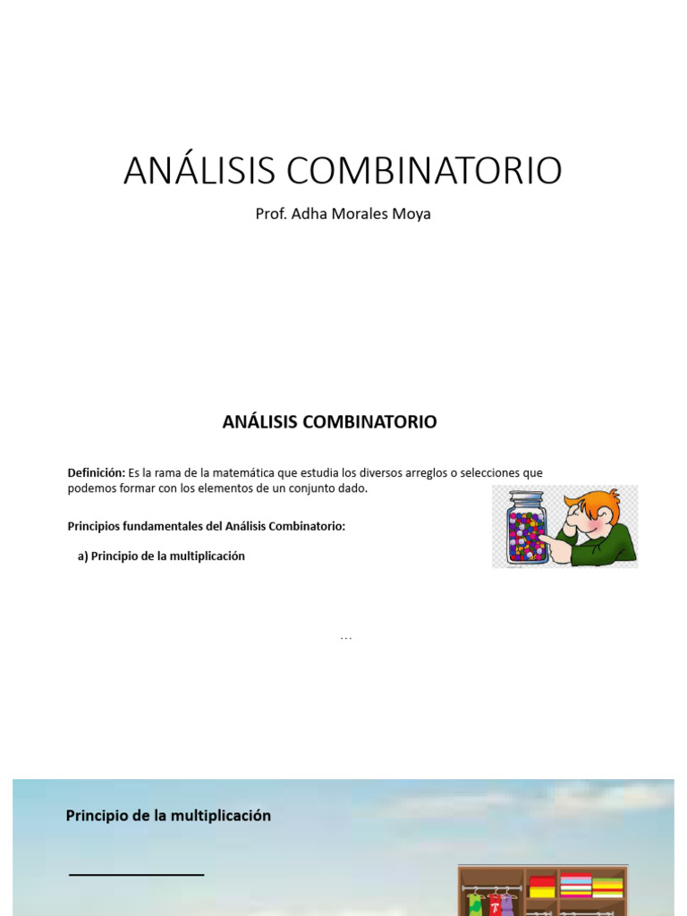 Fundamentos del Análisis Combinatorio | PDF | Combinatoria | Matemáticas