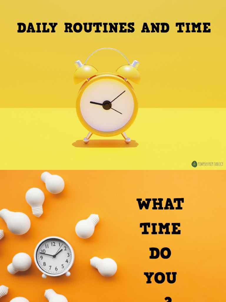 Daily Schedule of Activities | PDF