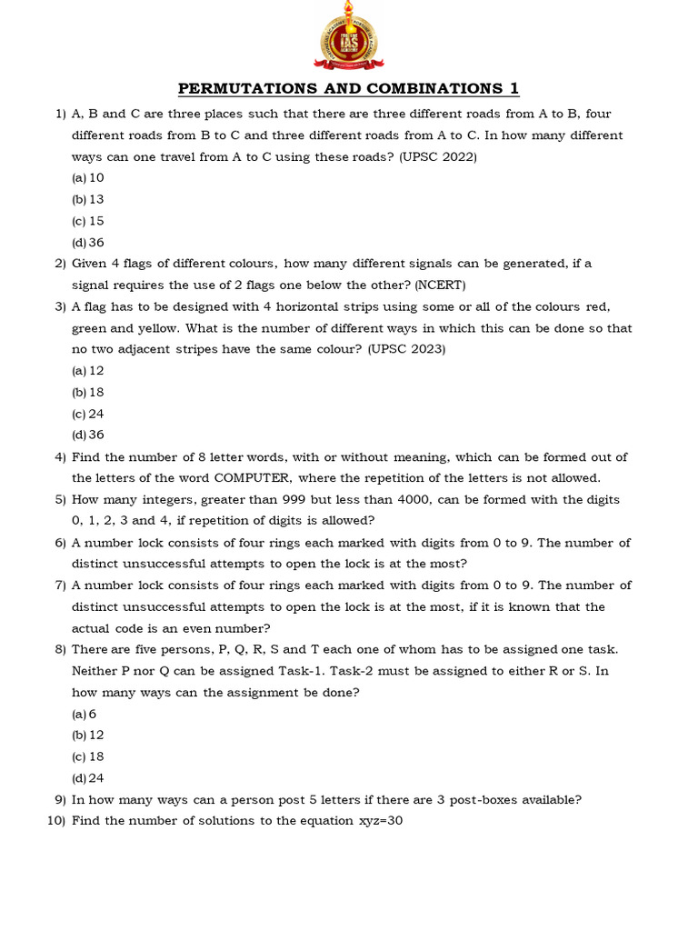 Arranging Letters and Combinations | PDF | Consonant | Permutation