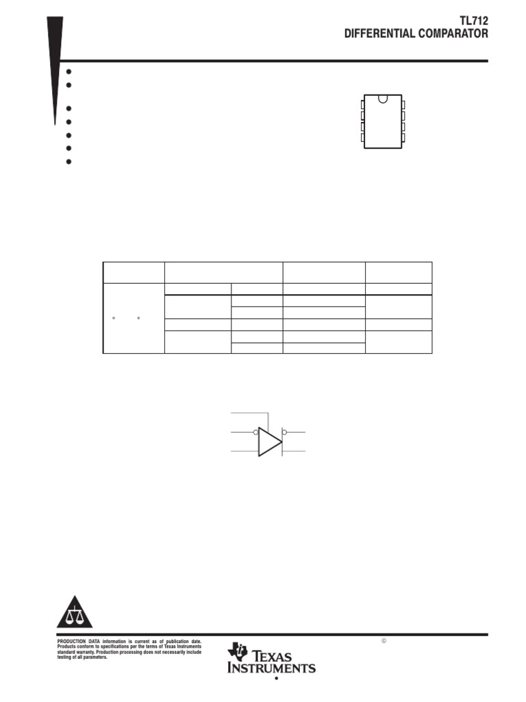 TL 712 | PDF | Electrical Engineering | Electronic Engineering