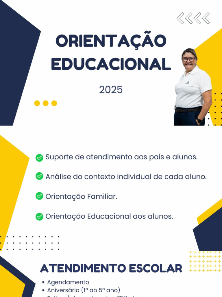 Pauta Reunião de Pais - 2025 Orientação Ed. | PDF