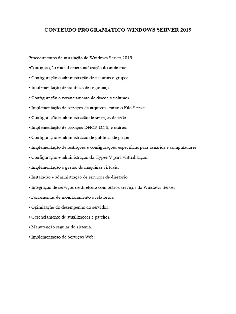Guia Completo de Windows Server 2019 | PDF