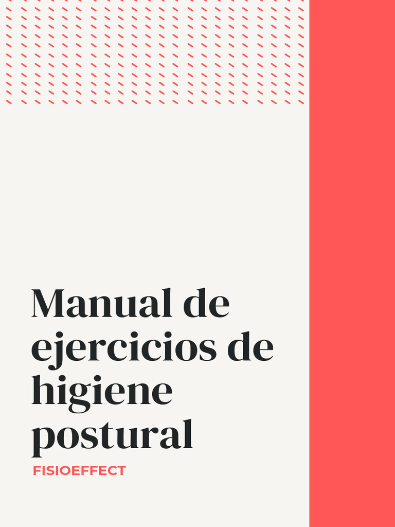 10 Ejercicios de Higiene Postural | PDF | Dolor lumbar | Rodilla
