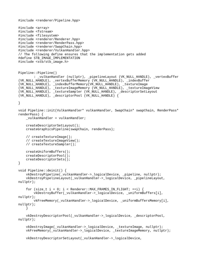 Vulkan Graphics Pipeline Setup | PDF | Vertex (Graph Theory) | Shader