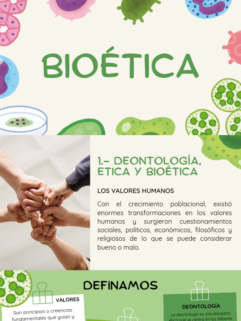 Fundamentos de Bioética y Deontología | PDF | Bioética