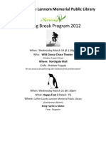 Spring Break Programs