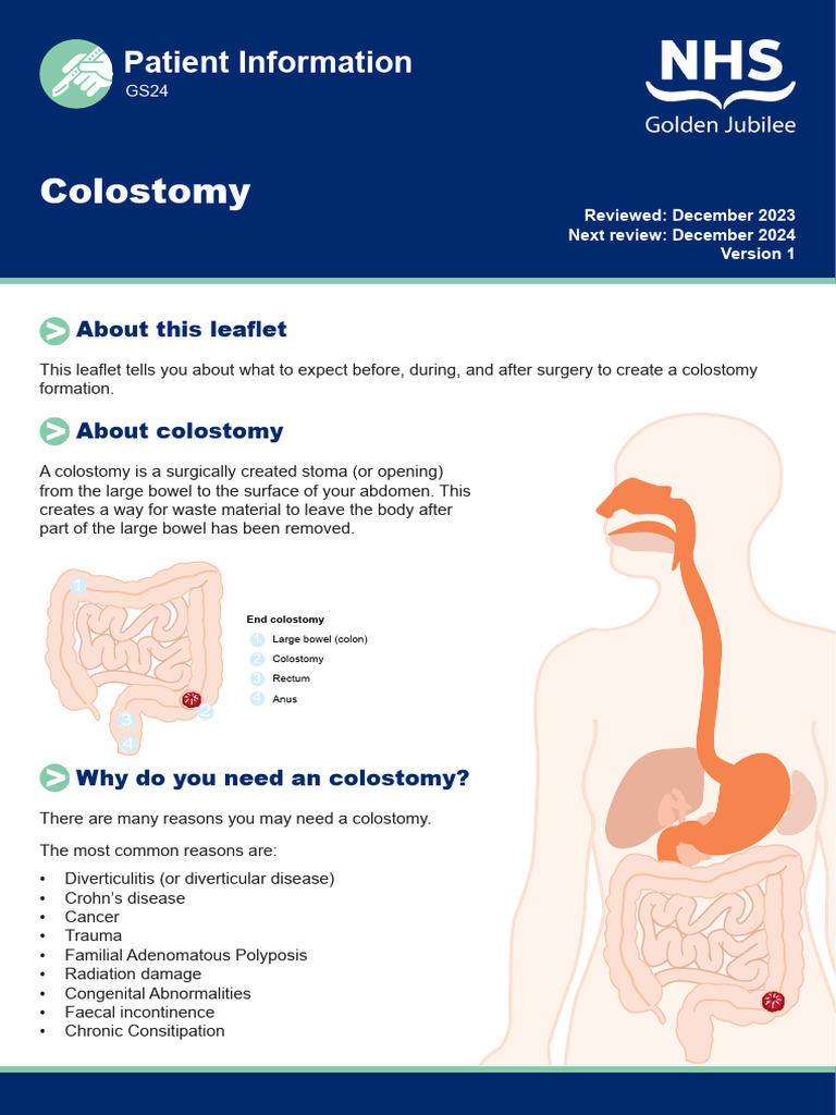 Colostomy V1 Pdf Fruit Preserves