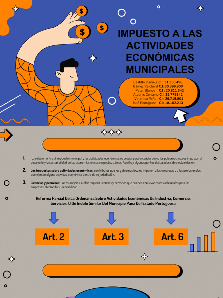 Impuesto Municipal y Actividades Económicas | PDF | Impuestos | Economias