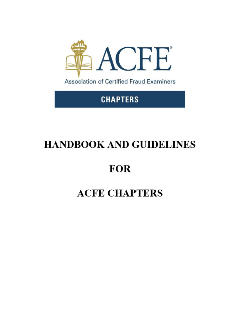 Chapter Handbook | PDF | Tax Exemption | 501(C) Organization