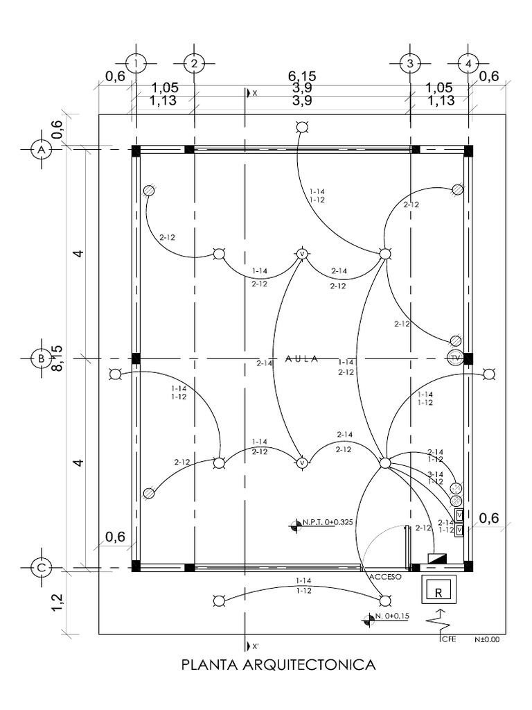 Planta Arq Aula | PDF