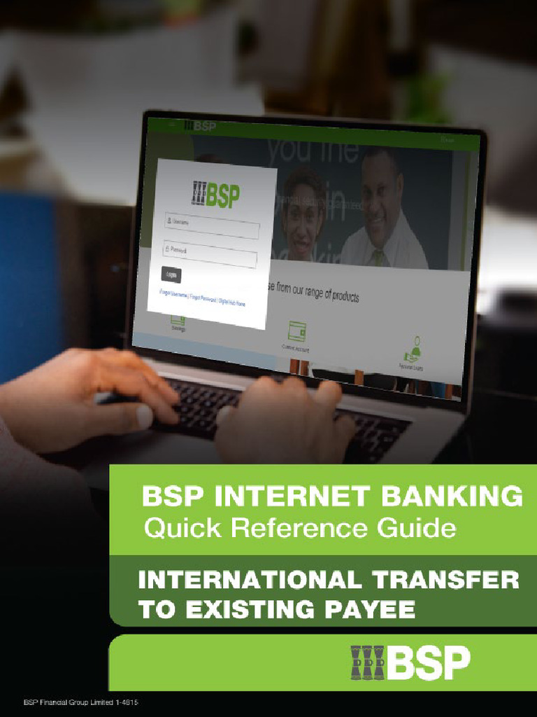Internet Banking International Transfers To Existing Payee - Quick User ...