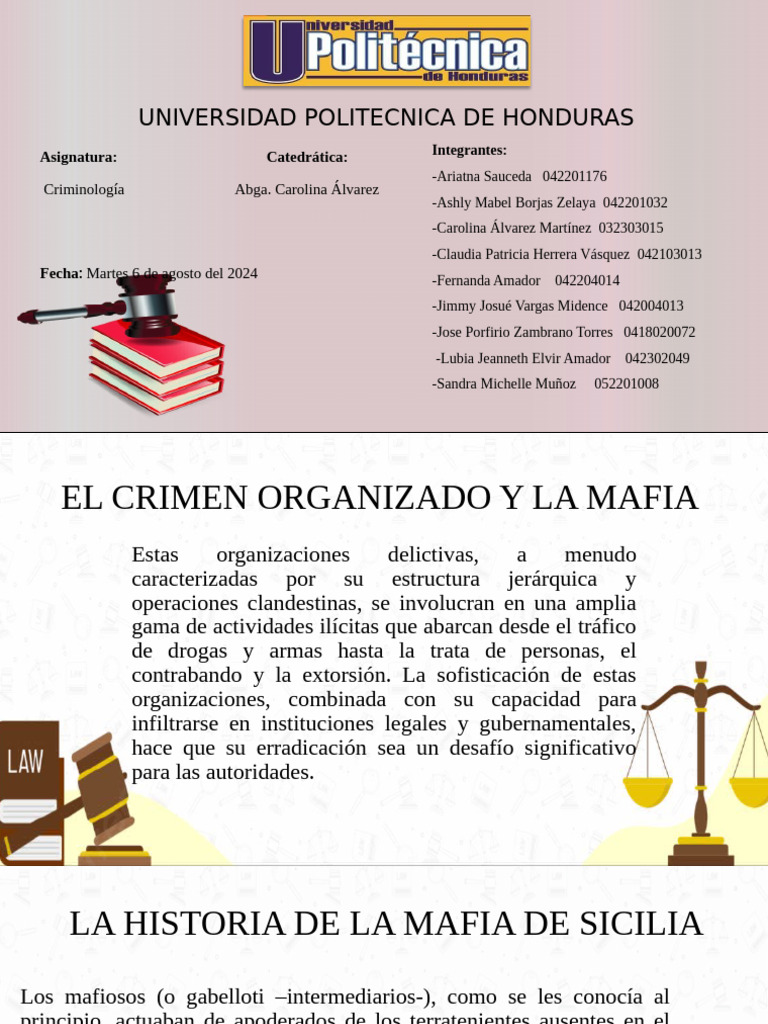 Crimen Organizado y Mafia en Honduras | PDF | Crimen organizado | Crímenes