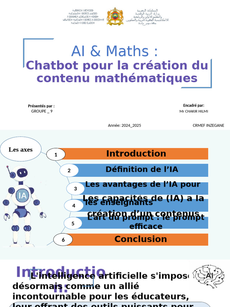IA et Mathématiques : Outils pour Enseignants | PDF | Intelligence ...