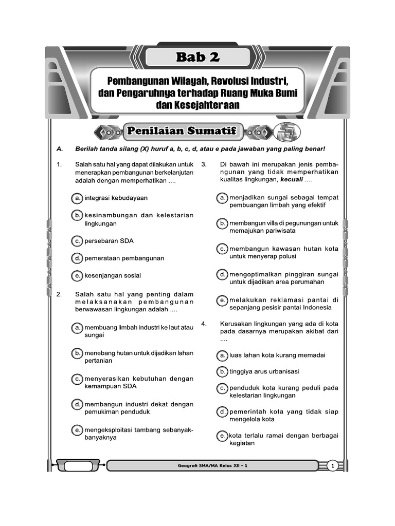 03 - Geografi 12 SMA Merdeka - Bab 2 | PDF
