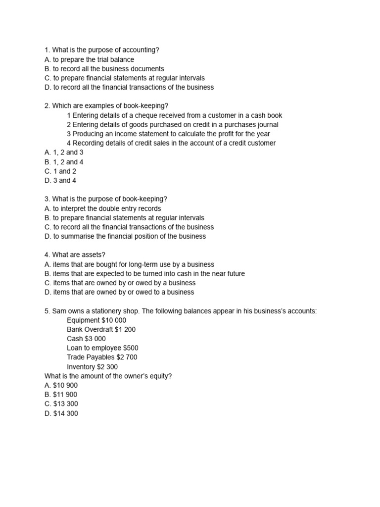 Homework For | PDF | Debits And Credits | Business Economics