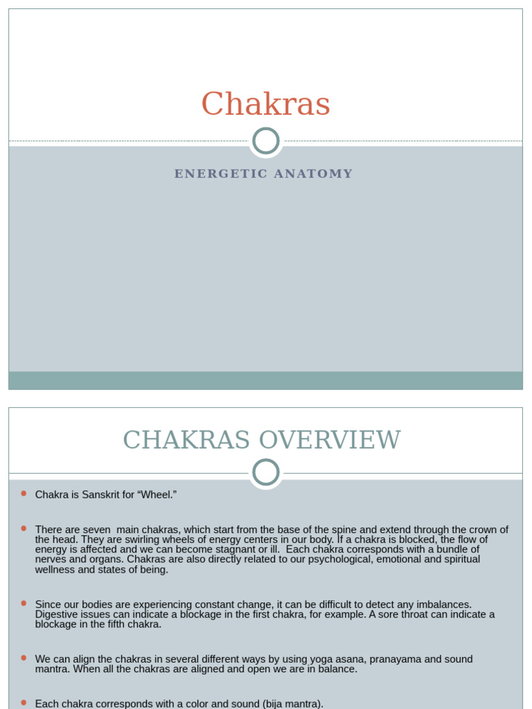 Understanding the Seven Chakras | PDF | Chakra | Asana