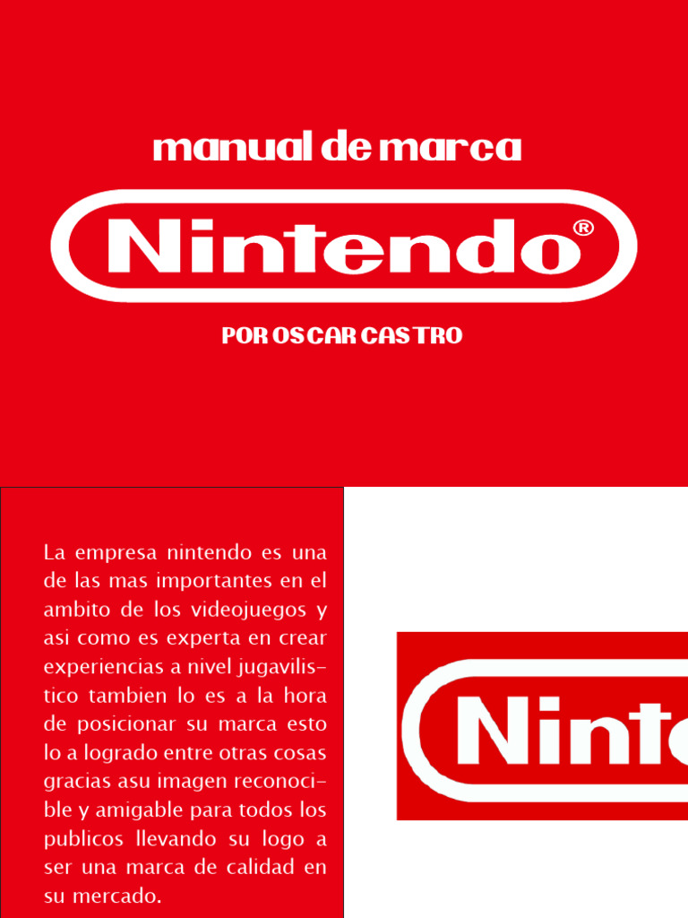 Manual de Marca de Nintendo | PDF | Color | Tecnicas artisticas