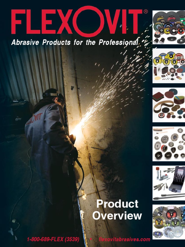 Flexovit Abrasives Product Catalog | PDF | Abrasive | Grinding ...