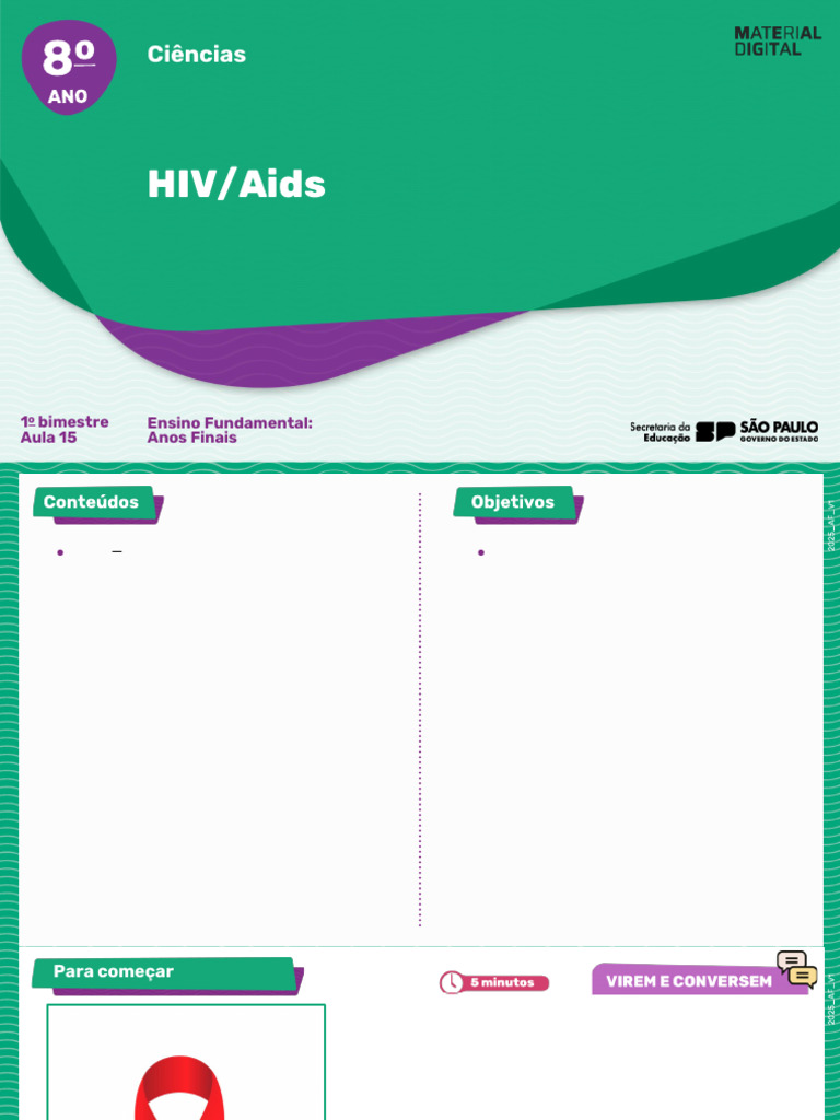 HIV/Aids: Sintomas e Prevenção | PDF | HIV/AIDS | HIV