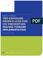 Policy Focus | Pre-Exposure Prophylaxis for HIV Prevention