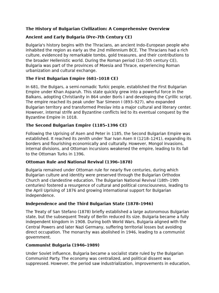Bulgaria | PDF | Communism | Byzantine Empire