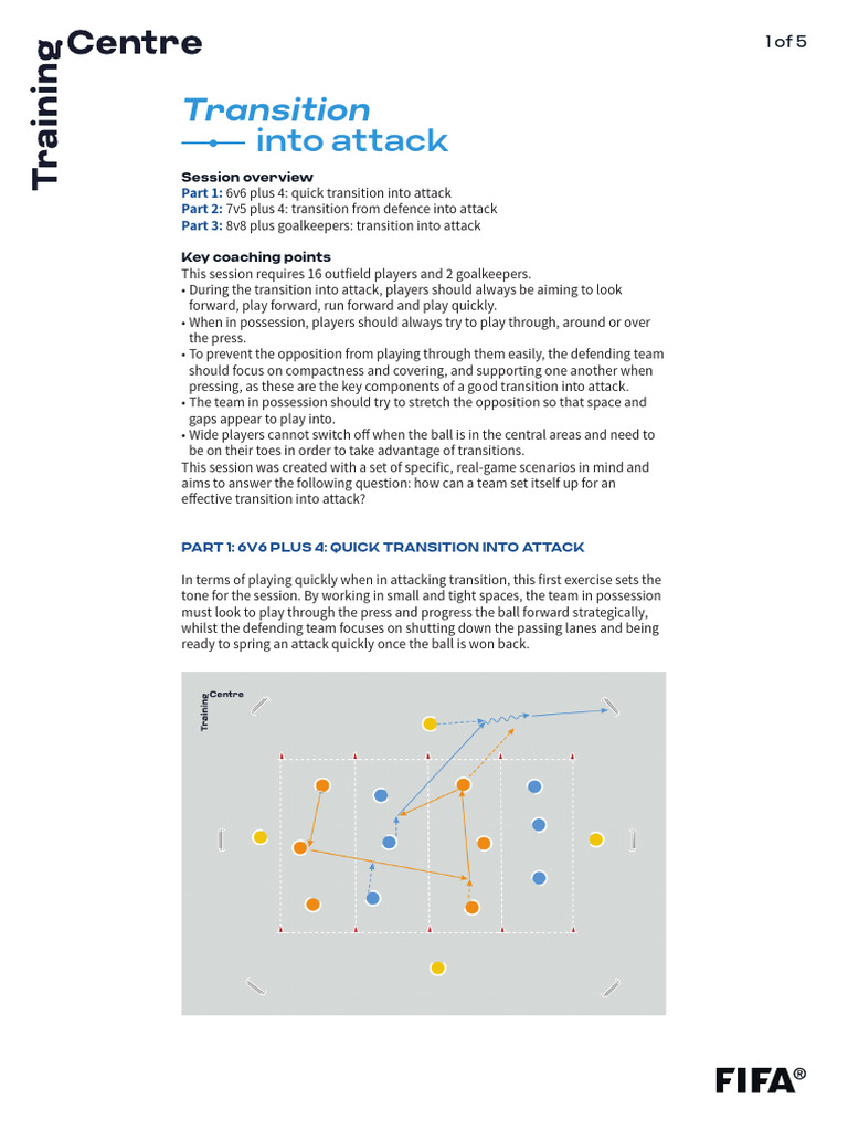 Effective Transition Drills for Soccer | PDF | Defender (Association ...
