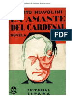 La amante del cardenal. Benito Mussolini