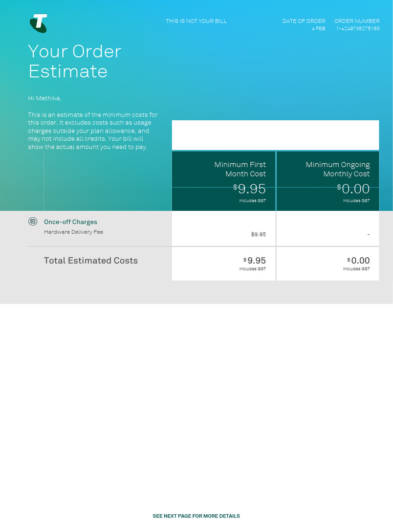 Telstra Order 1-4249735275163 040220251604 | PDF
