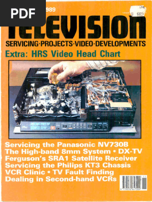 Television Servicing UK 1989 11 | PDF | Information And