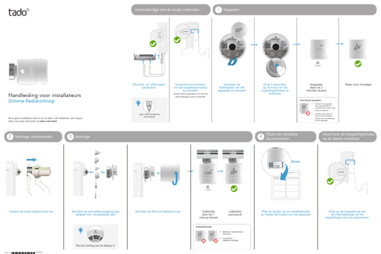 Tado Add On - Slimme Radiator Thermostaat | PDF