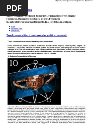 Mistere Din Romania 2012