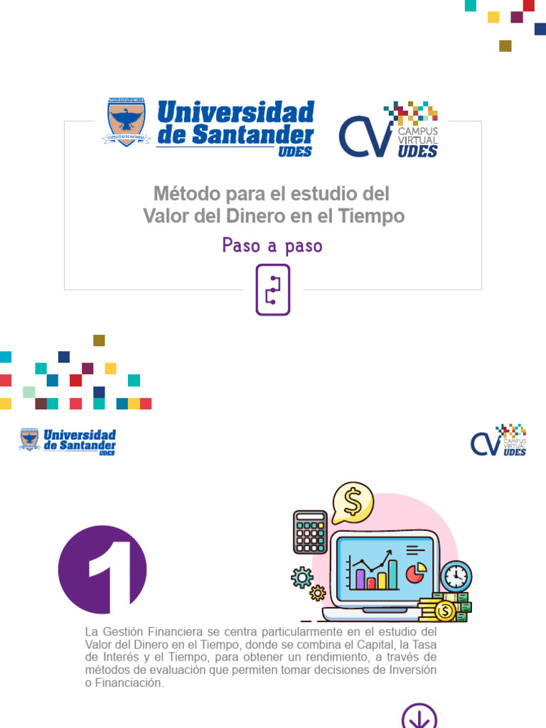 Estudio del Valor del Dinero en el Tiempo | PDF | Interés | Tasas de ...