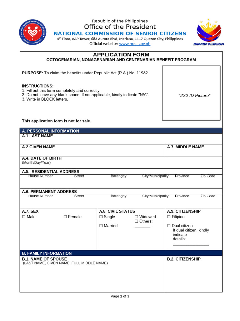 (Annex A.) Application Form | PDF | Affidavit | Justice