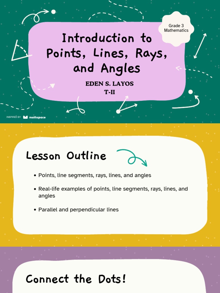 Tongatong Es - Layos, Eden S. | PDF | Line (Geometry) | Perpendicular
