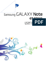 AT&T Samsung Galaxy Note Manual