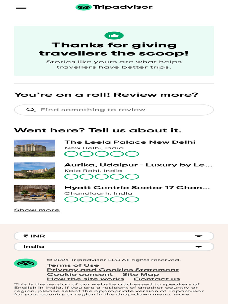 Write a Review - Tripadvisor | PDF