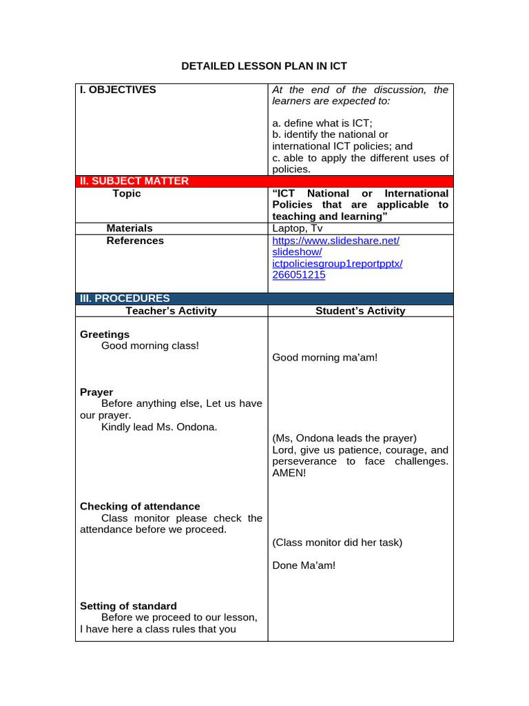 ICT Policies for Education Explained | PDF | Educational Technology ...