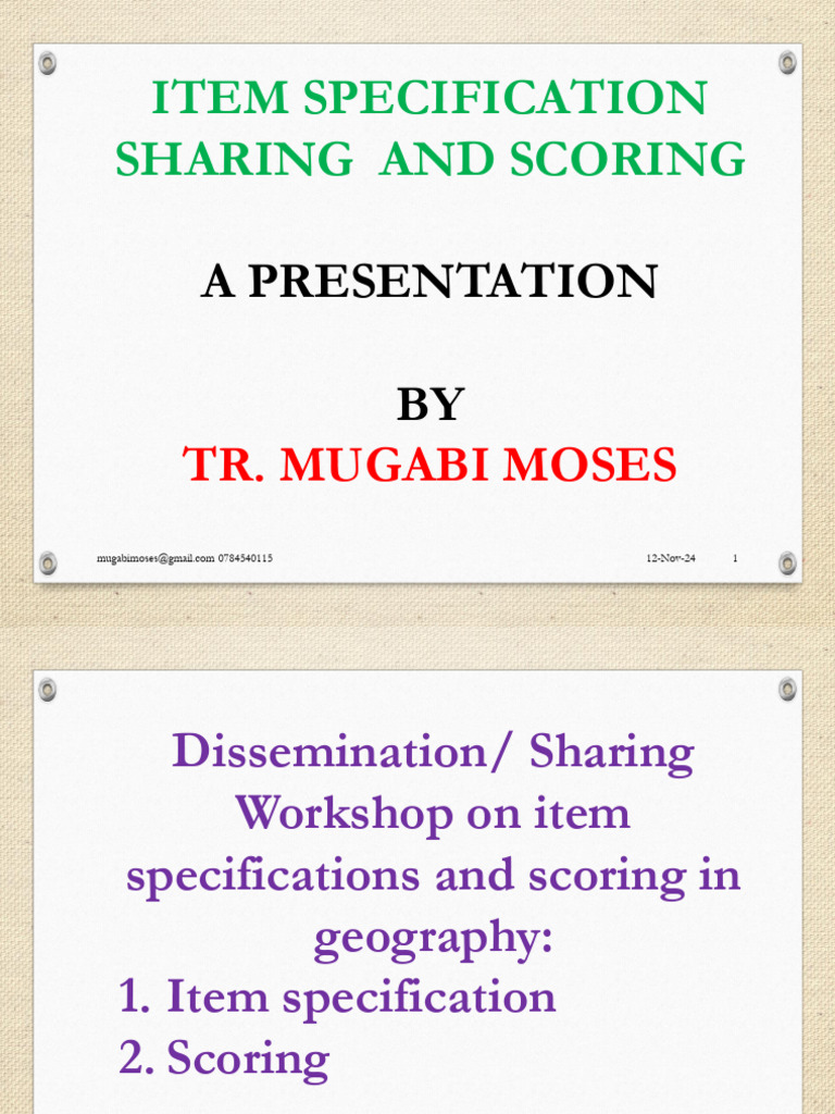 Geography Item Specification Workshop | PDF | Map | Geography