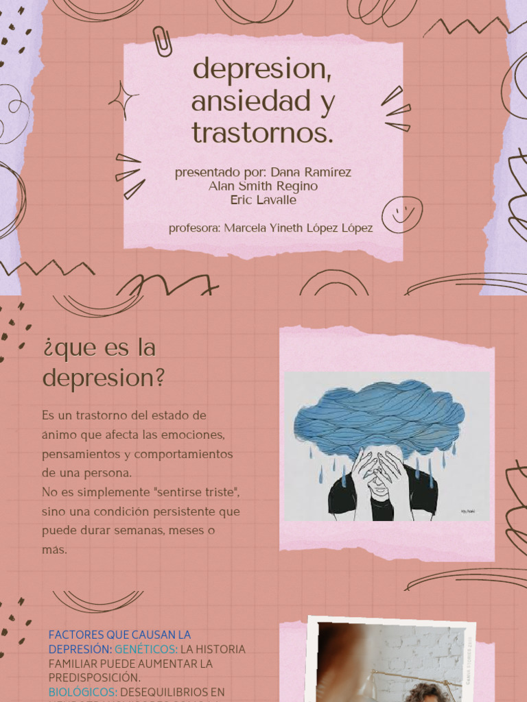 Depresión Ansiedad y Trastornos | PDF | Ansiedad | Trastorno depresivo ...