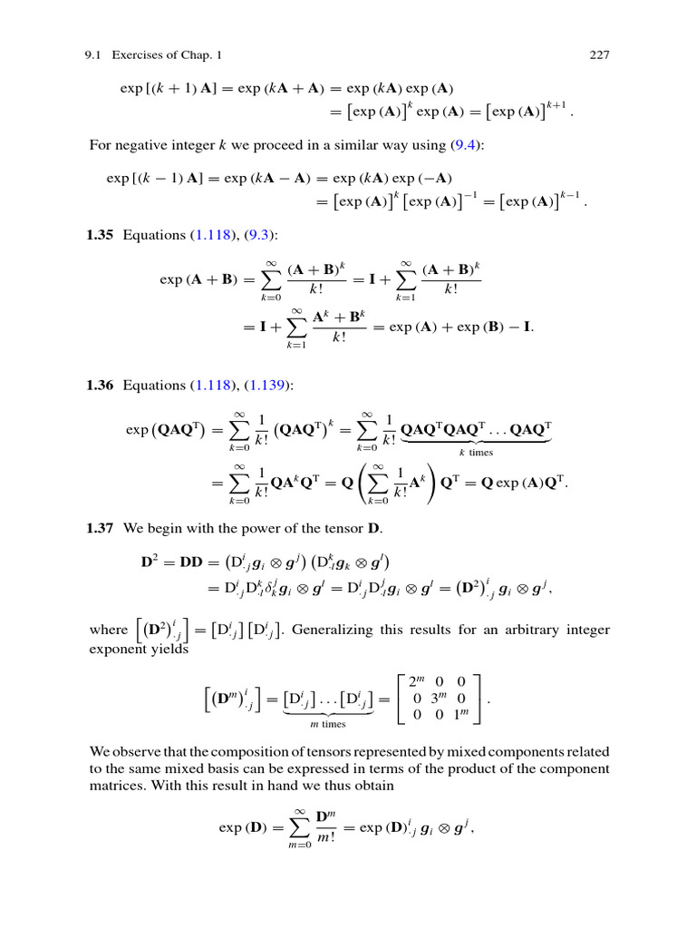 A A A A A A A A: 9.1 Exercises of Chap. 1 227 | PDF | Exponential ...