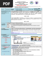 Grade 10 Science Lesson Plan: Chemical Reactions | PDF | Chemical ...