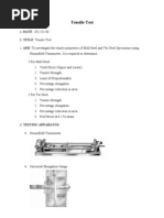 Download Tensile Test by Mohamed Reeza SN82453618 doc pdf