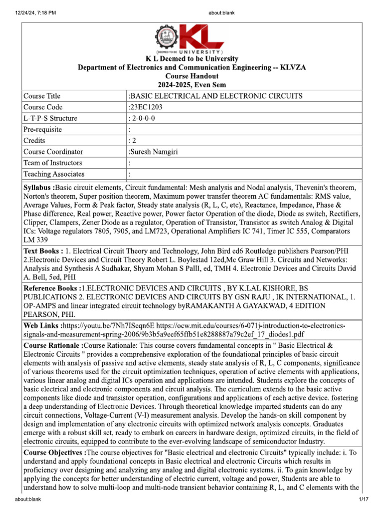 Beec Handout | PDF
