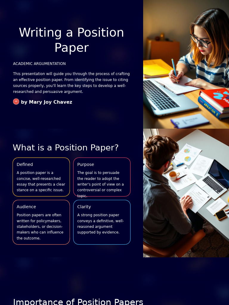 Crafting an Effective Position Paper | PDF | Argument | Citation