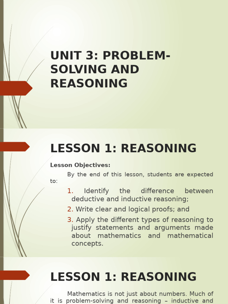 Understanding Inductive and Deductive Reasoning | PDF | Reason ...