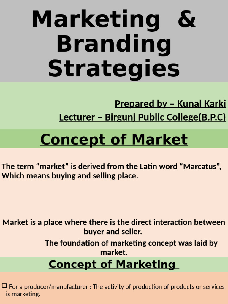 Marketing and Branding Strategies Overview | PDF | Marketing | Brand
